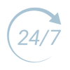 24/7 availability